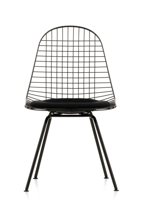 DKX-5 Wire Chair Chair with Seat Cushion Vitra